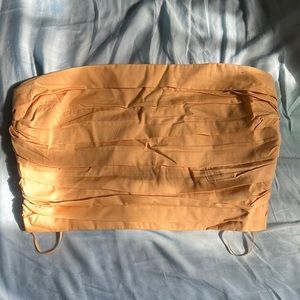 ABERCROMBIE RUCHED TUBE TOP NWOT
